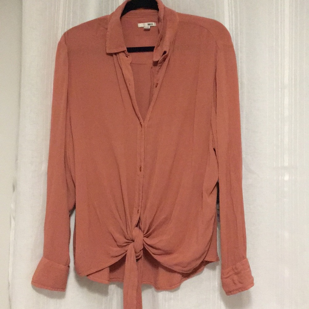 Amuse Society button down/tie up